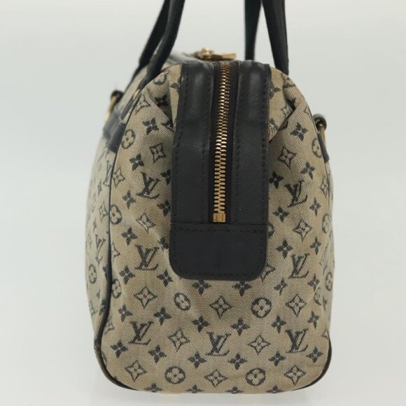 LOUIS VUITTON Monogram Mini Josephine PM Hand Bag Blue - Picture 5 of 16